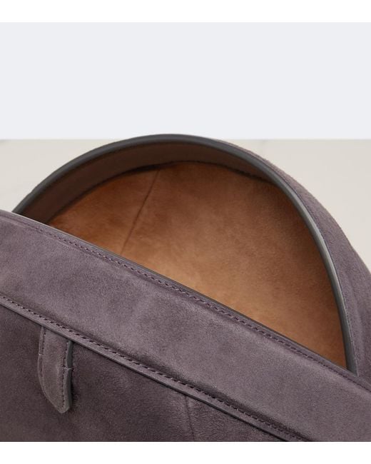 Alaïa Purple Purse Small Suede Clutch