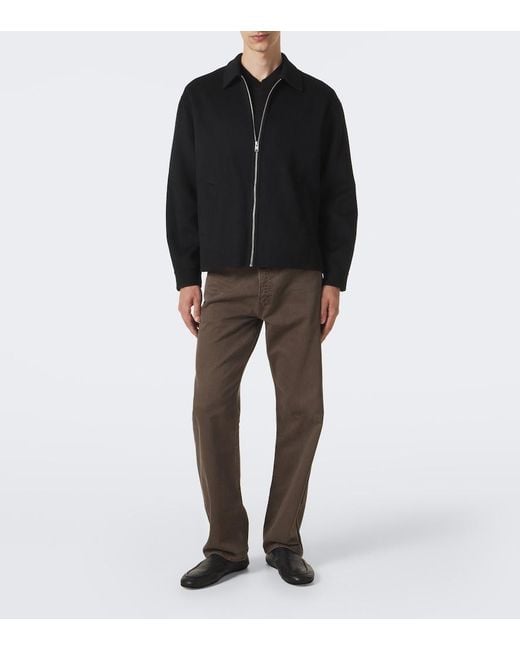 FRAME Black Wool Jacket for men