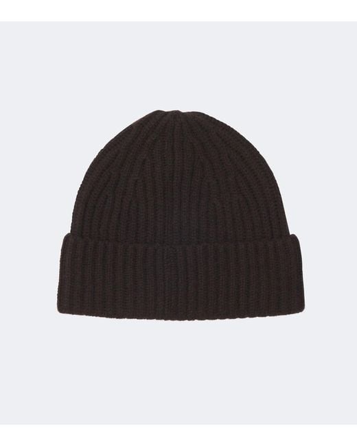 Lisa Yang Black Menton Ribbed-Knit Cashmere Beanie for men