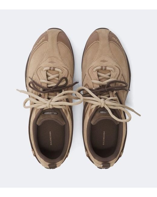 Balenciaga Natural Radar Velvety Sneakers for men