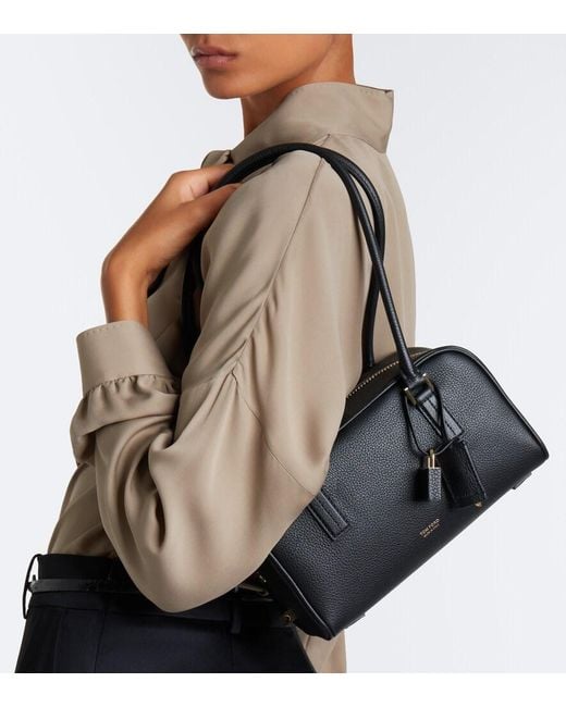 Tom Ford Black Strain Mini Leather Shoulder Bag