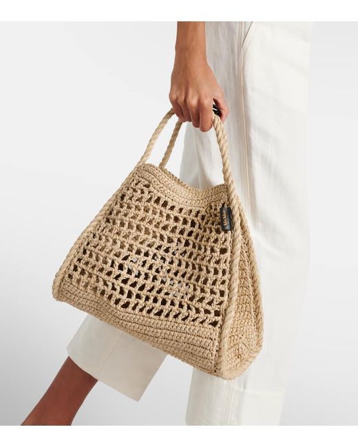 人気【MAXMARA】Borsa Marine in tessuto effetto jacquard Max Mara - Marine XS jacquard tote bag Max Mara