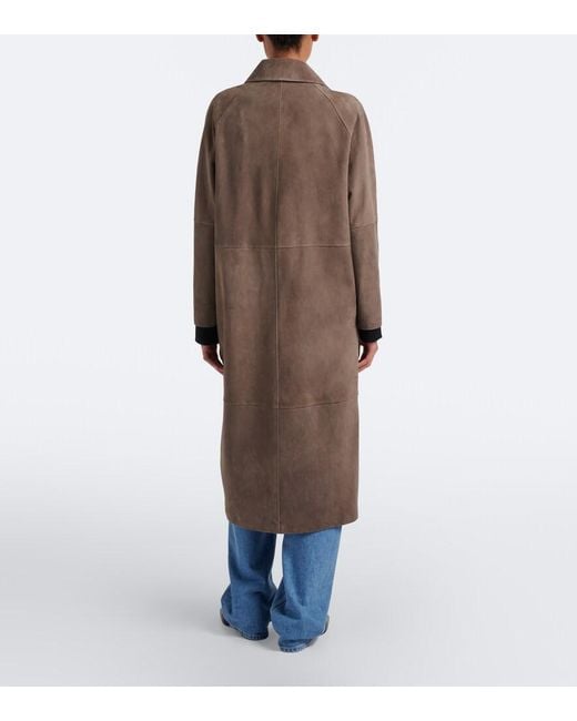 Arma Brown Judy Suede Coat