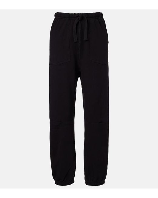 Nili Lotan Black Dulce Cotton Sweatpants