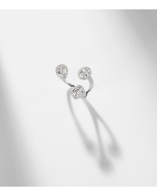Messika Metallic My Twin Trilogy 18Kt Ring With Diamonds