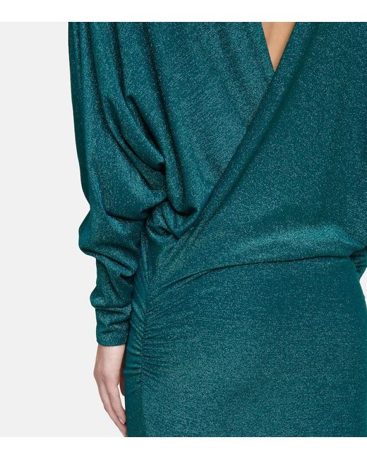 Alexandre Vauthier Green Stretch-Jersey Minidress