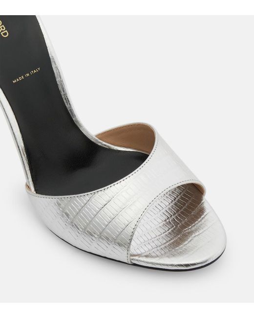 Tom Ford Spire Metallic Leather Sandals