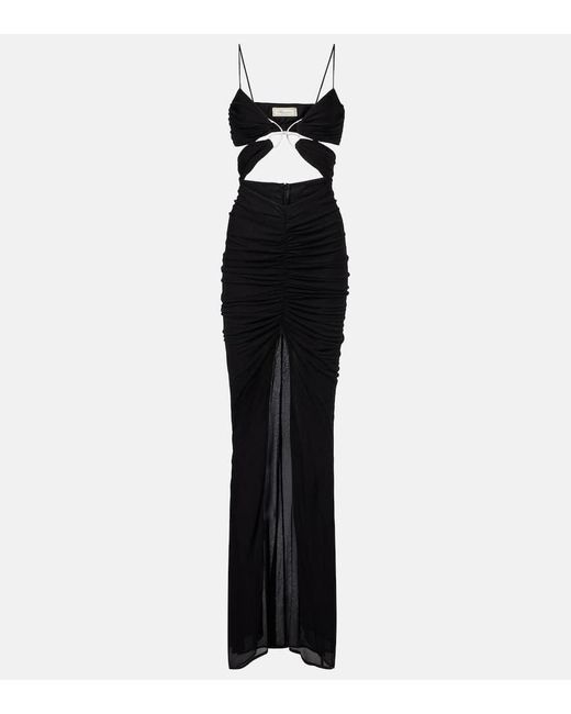 Blumarine Black Robe Aus Jersey