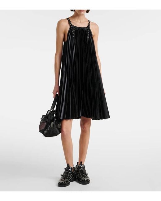 Noir Kei Ninomiya Black Studded Brogue Sneakers