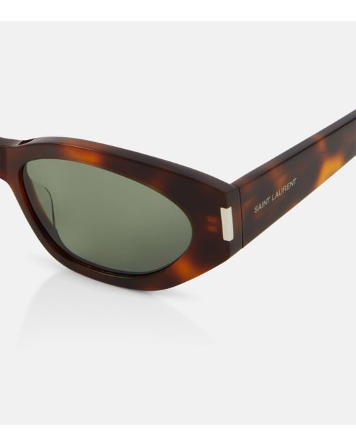 Saint Laurent Brown Sl 638 Cat-eye Sunglasses