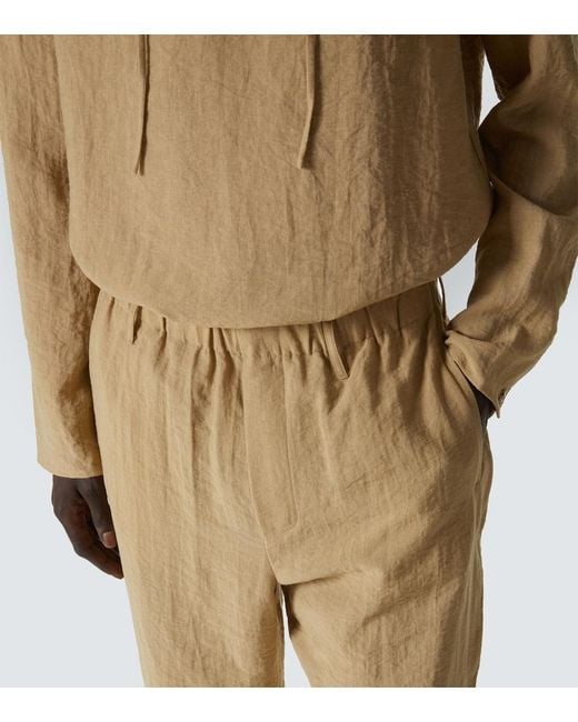 Commas Natural Mid-Rise Straight Pants for men