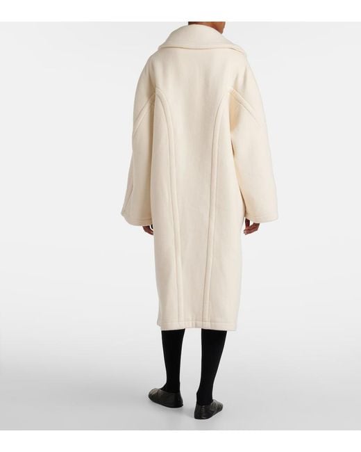 The Row Natural Regino Virgin Wool Coat