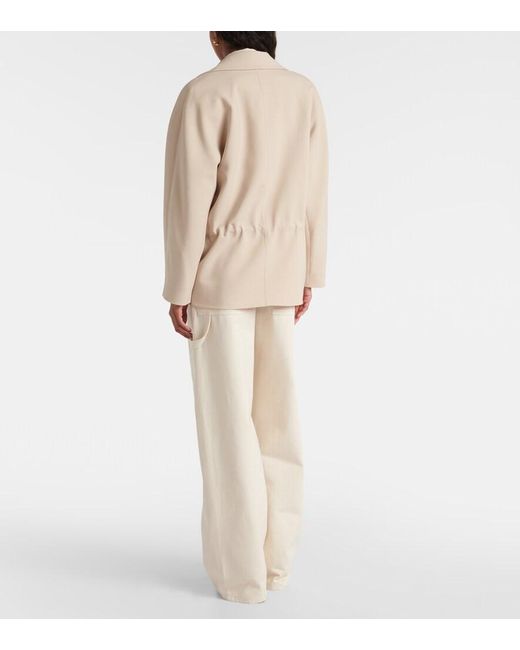 Max Mara Natural Betulla Wool-Blend Jacket