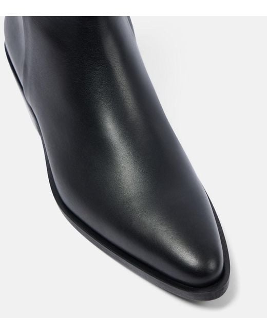 A.Emery Black Ankle Boots Hudson Aus Leder