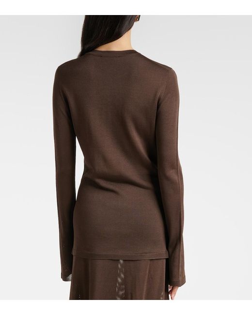 Tom Ford Brown Knitted Top