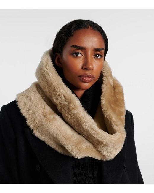 Totême Natural Shearling Scarf