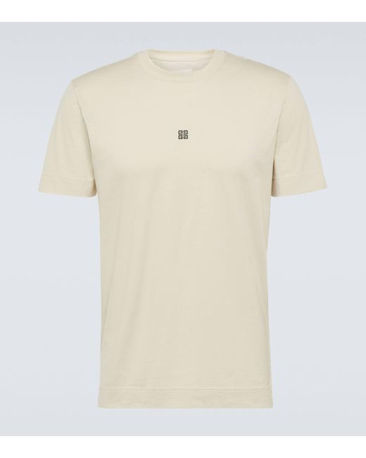 T-shirt en coton Givenchy pour homme en coloris Natural
