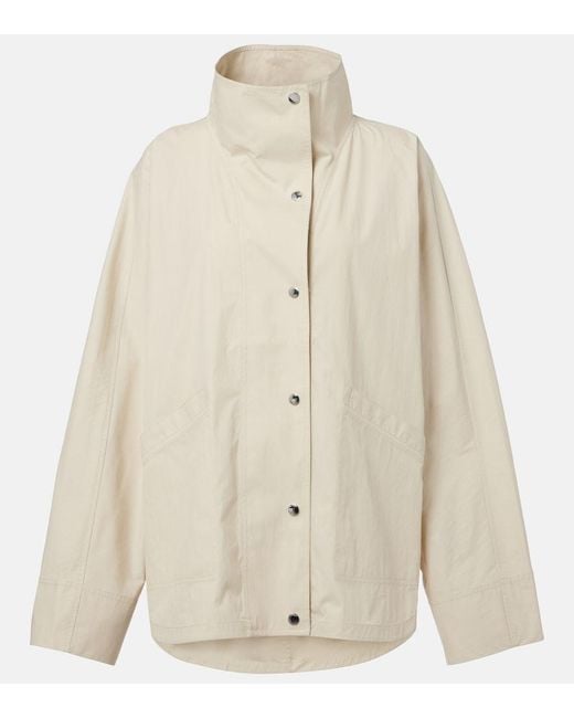 Totême Natural Cotton-Blend Jacket