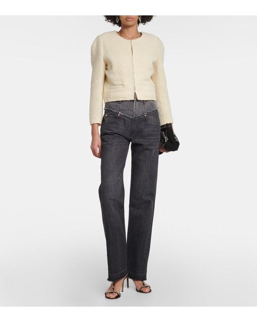 Isabel Marant Natural Pully Wool-Blend Jacket