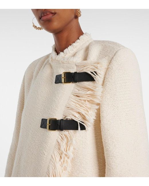 Isabel Marant Natural Gameia Cotton And Linen Coat
