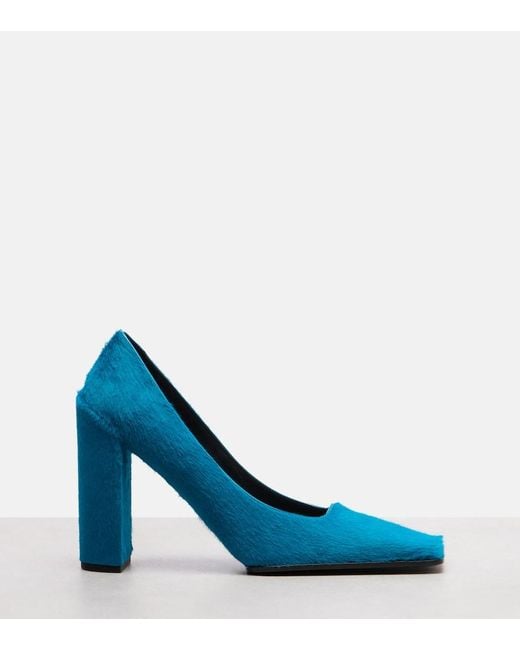 Alaïa Blue 90 Pumps Aus Kalbshaar