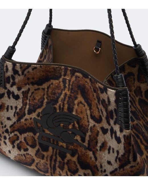 Shopper Libra Large di Etro in Black
