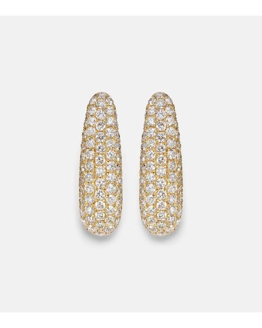 Anita Ko White Claire Petite 18Kt Earrings With Diamonds