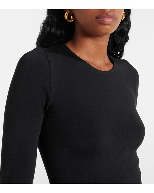 Wolford Blue Berlin Jersey Bodysuit