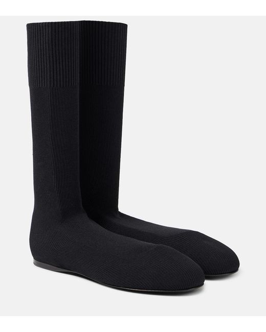 Proenza Schouler Blue Tee Knit Sock Boots