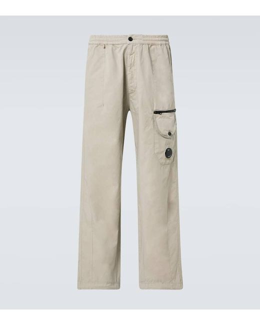 Pantalon Cargo Lens En Coton C P Company pour homme en coloris Natural