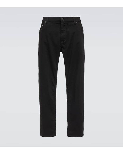 Jeans slim Dolce & Gabbana de hombre de color Black