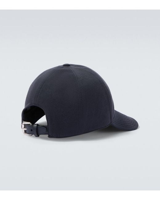 Prada Baseballcap Aus Canvas in Blue für Herren