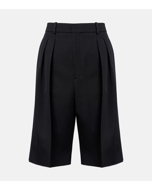 Bermuda Grain De Poudre di Saint Laurent in Black