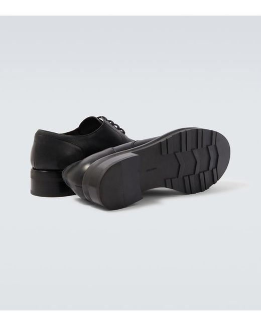 Stringate Derby di The Row in Black da Uomo