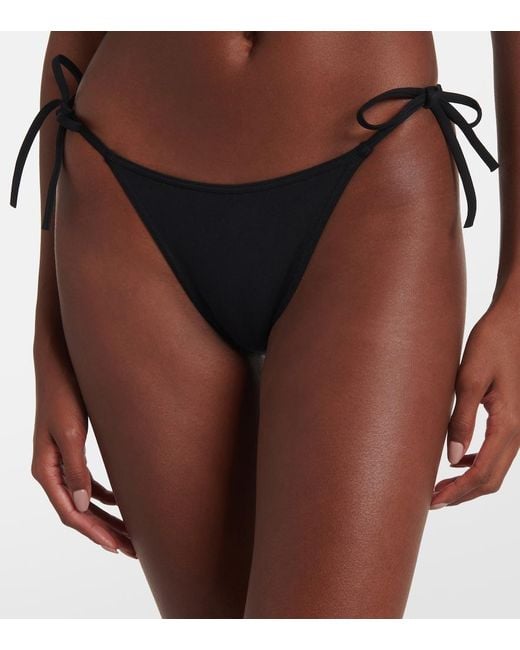 Eres Black Polyamide Bikini Bottoms With Elastane