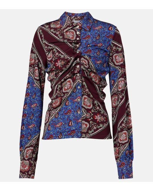 Chemise A Motif Cachemire Rabanne en coloris Blue