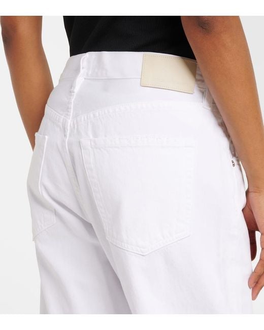 Jeans Rectos Winslow De Tiro Medio Citizens of Humanity de color White