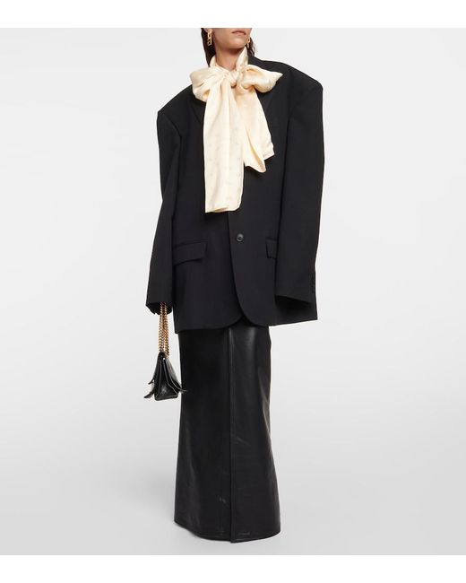 Balenciaga Black Wool Blazer