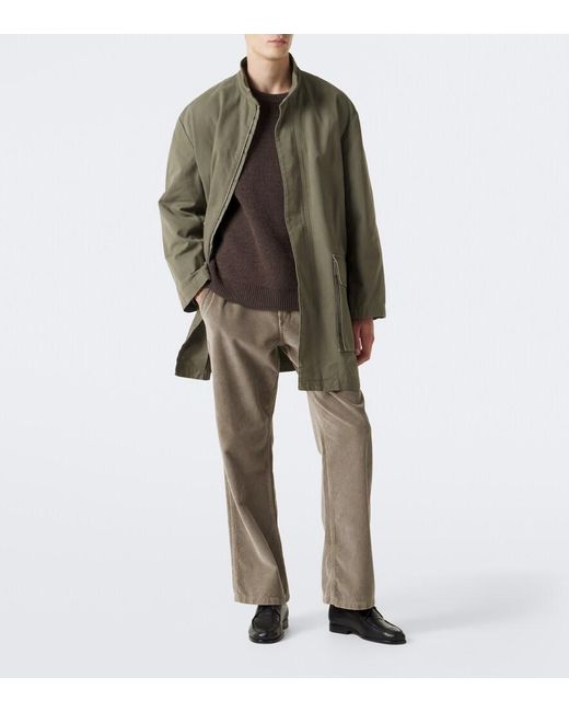 The Row Green Simeau Cotton Car Coat for men