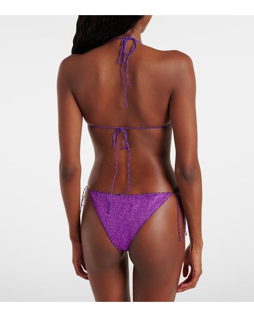 Oseree Purple Glazed Lumiere Bikini