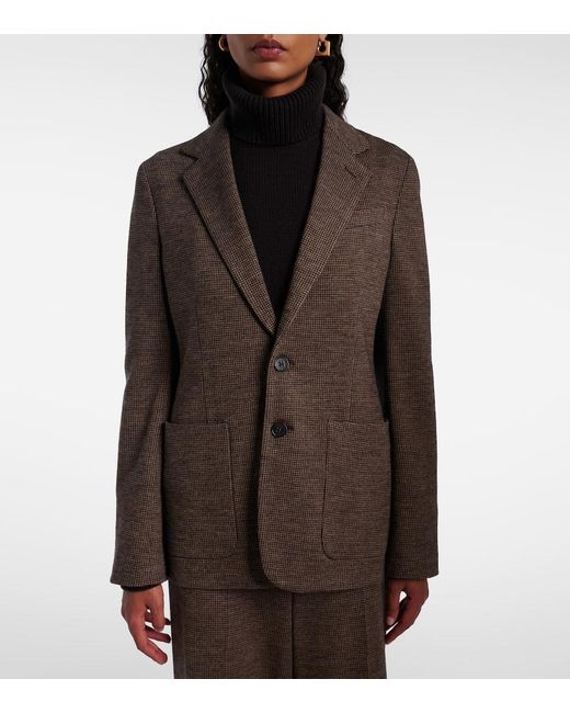 Ralph Lauren Brown Hailey Wool Blazer