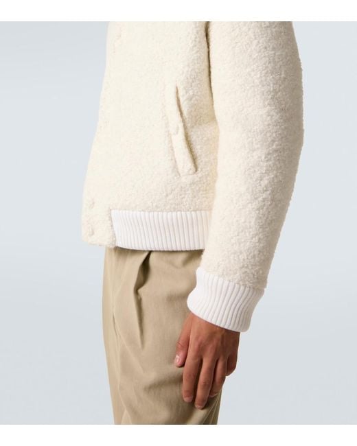 Gabriela Hearst White Cashmere, Alpaca, Wool, And Silk Jacket for men