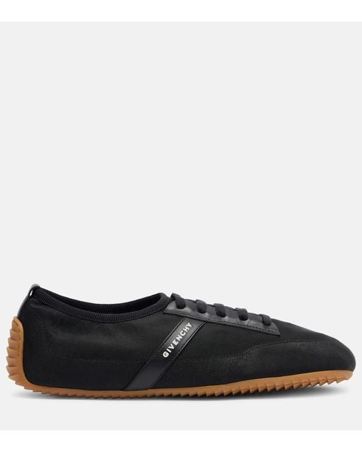Givenchy Black Sneakers Slim Mit Leder