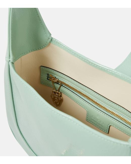 Gucci Green Jackie Small Leather Shoulder Bag