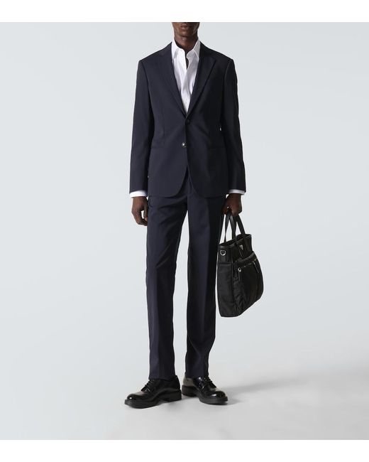 Thom Sweeney White Lecce Cotton Poplin Shirt for men