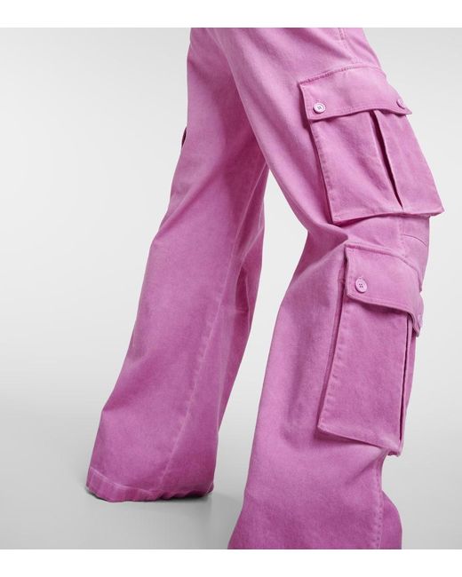 Dolce & Gabbana Pink Cargo Trousers
