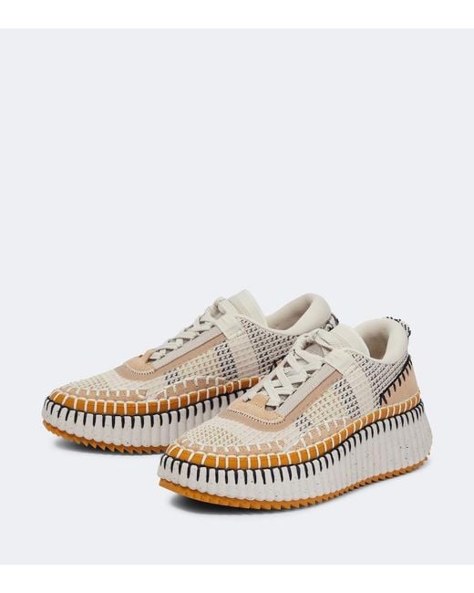 Chloé Natural Nama Sneaker