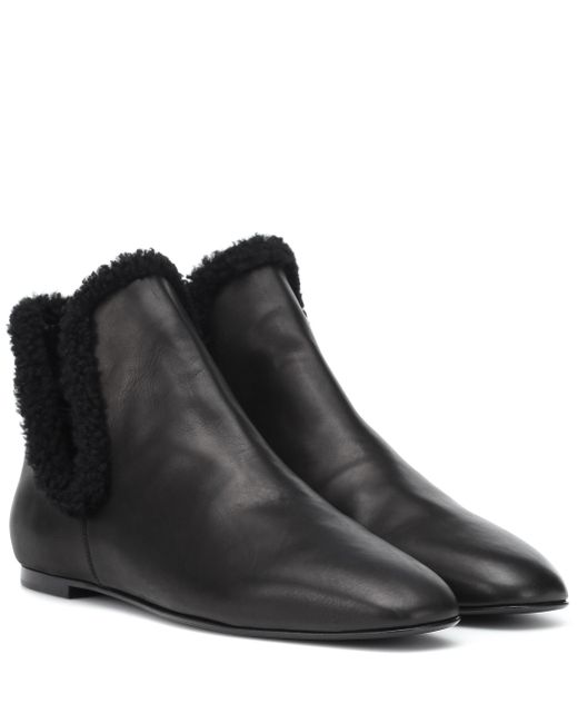 The row shearling best sale boot