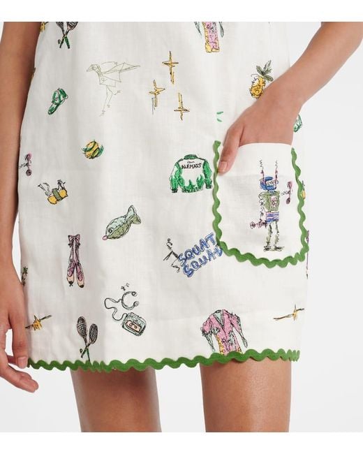 Abito Corto Play di ALÉMAIS in White