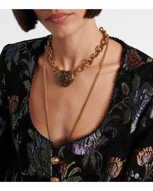Chloé Black Cropped Embroidered Jacket